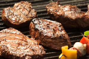 Buffalo Steaks at High Adventure Ranch